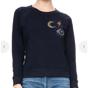 MOTHER Embellished Sweatshirt “Almost Always First”